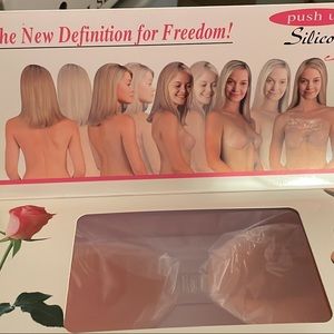 Push-up silicon bra size c